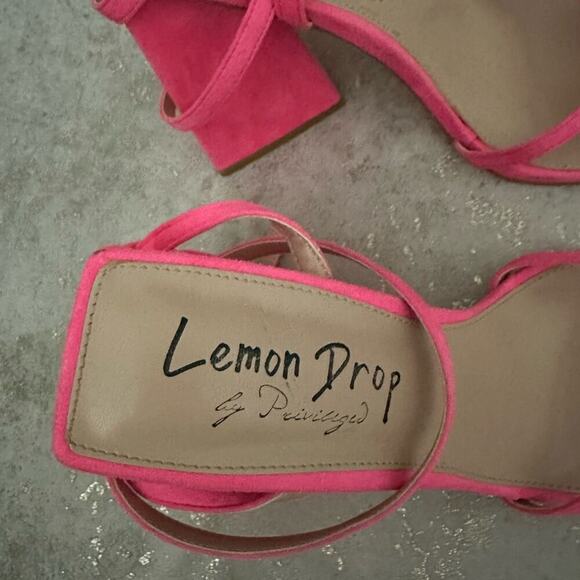 Lemon Drop by Privileged Pink Hadley Platform Heels 7.5 - Picture 6 of 9